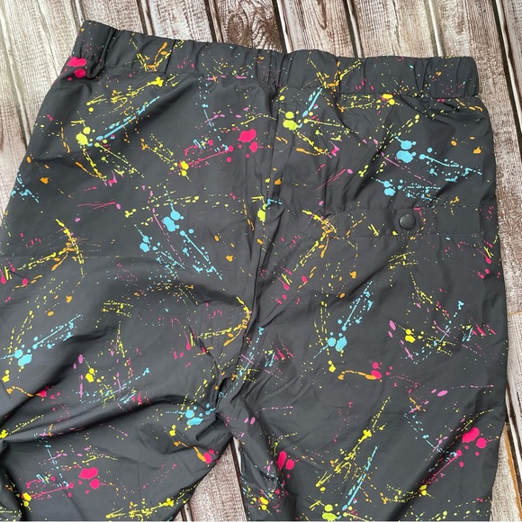 Tipsy Elves Neon Nightcrawl Windbreaker pants NWOT Unisex size Medium - Picture 9 of 9